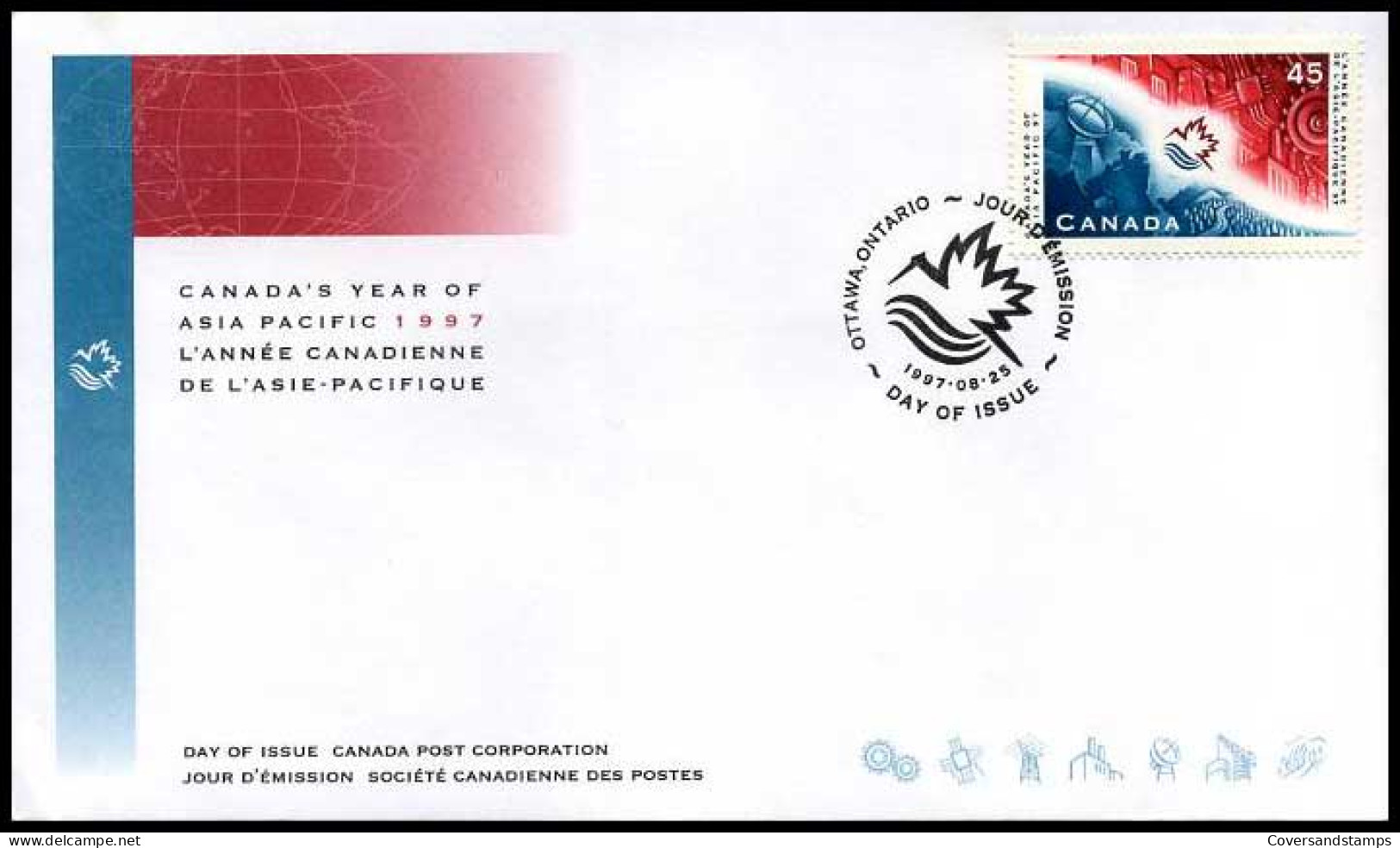 Canada - FDC -  Canada's Year Of Asia Pacific 1997                      - 1991-2000