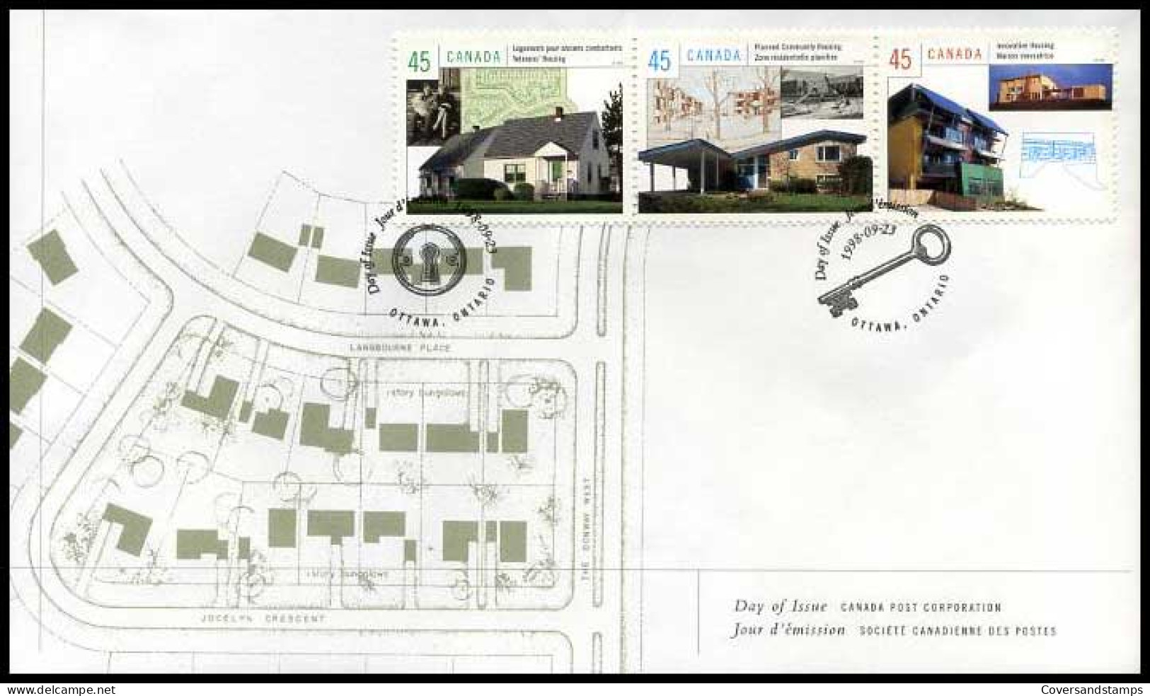 Canada - FDC -  Housing In Canada                    - 1991-2000