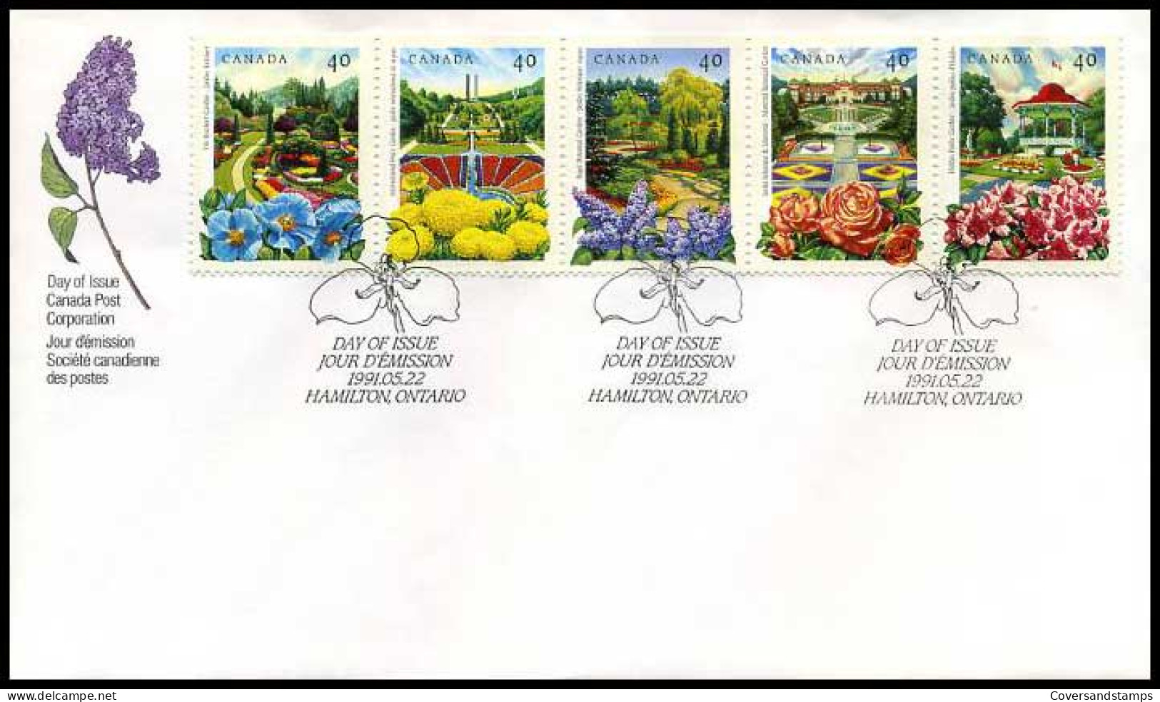 Canada - FDC -  Canadian Parks                    - 1991-2000