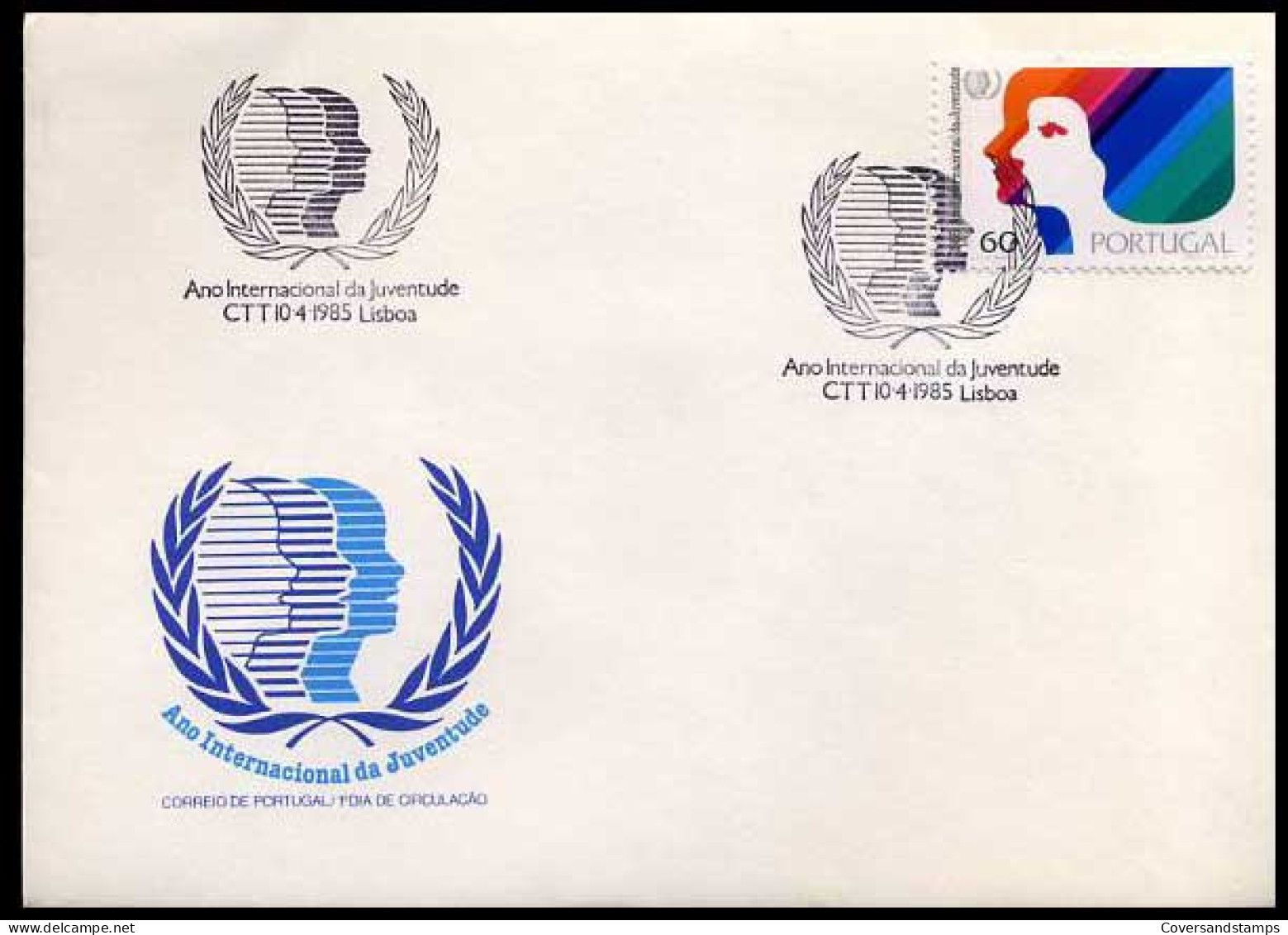 Portugal - FDC - Ano Internacional Da Juventude                        - FDC