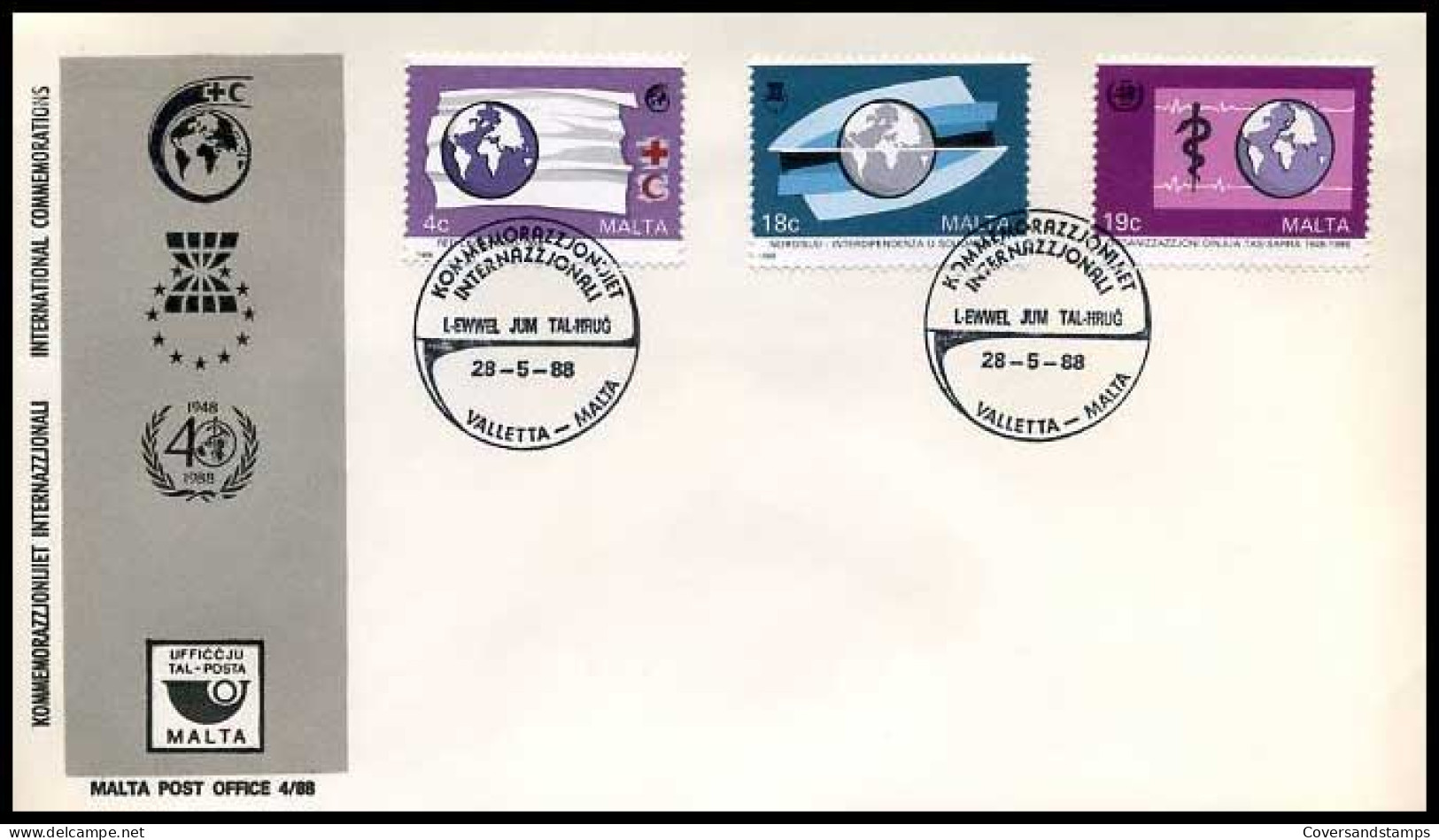 Malta - FDC - International Commemorations                      - Malte