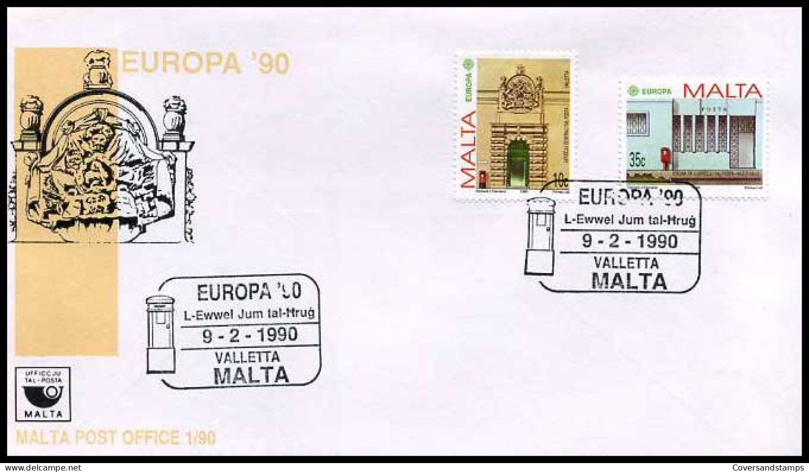 Malta - FDC - Europa 1990                     - 1990
