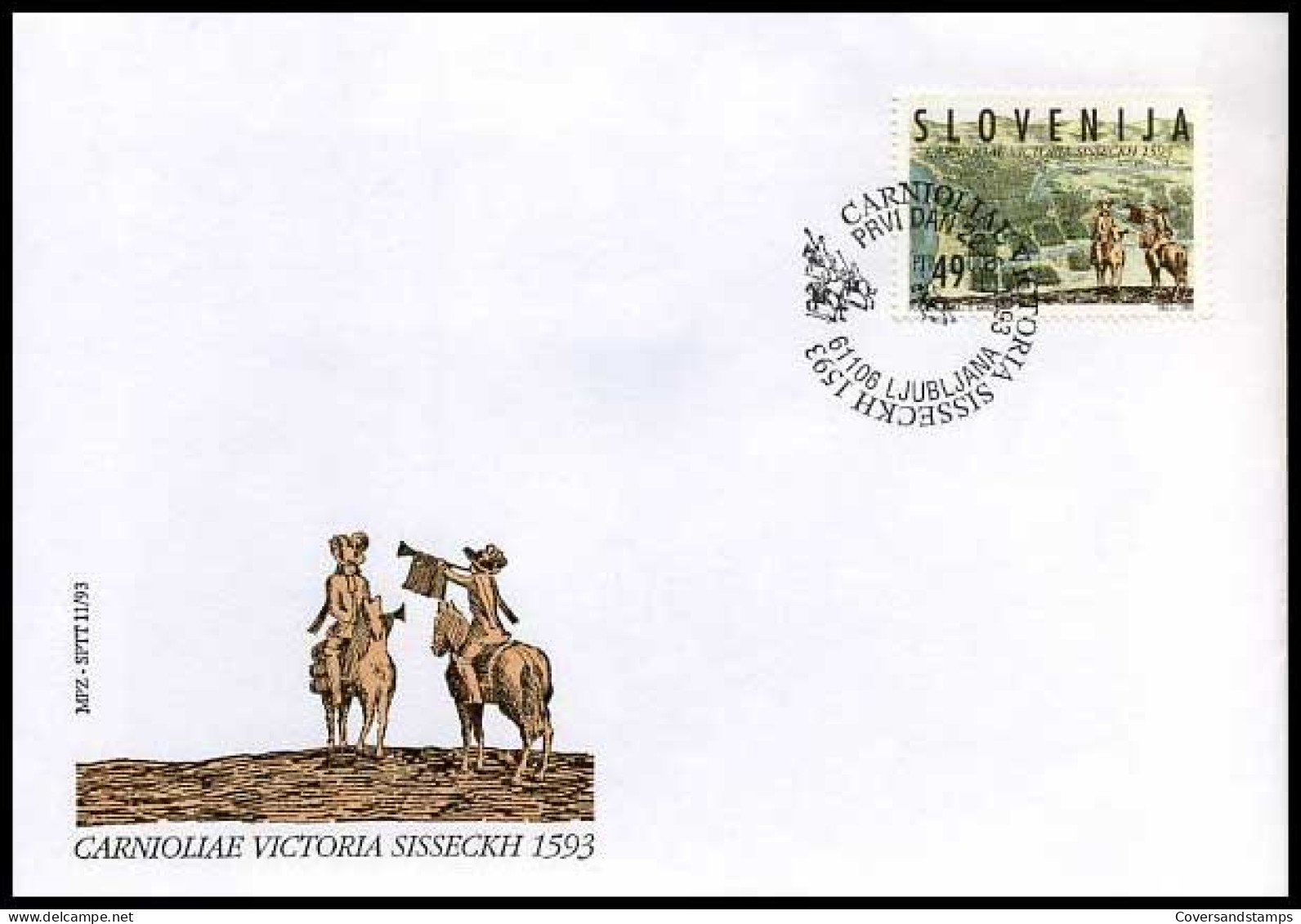 Slowakije -  FDC -  Carnioliae Victoria Sisseckh 1593                                        - FDC