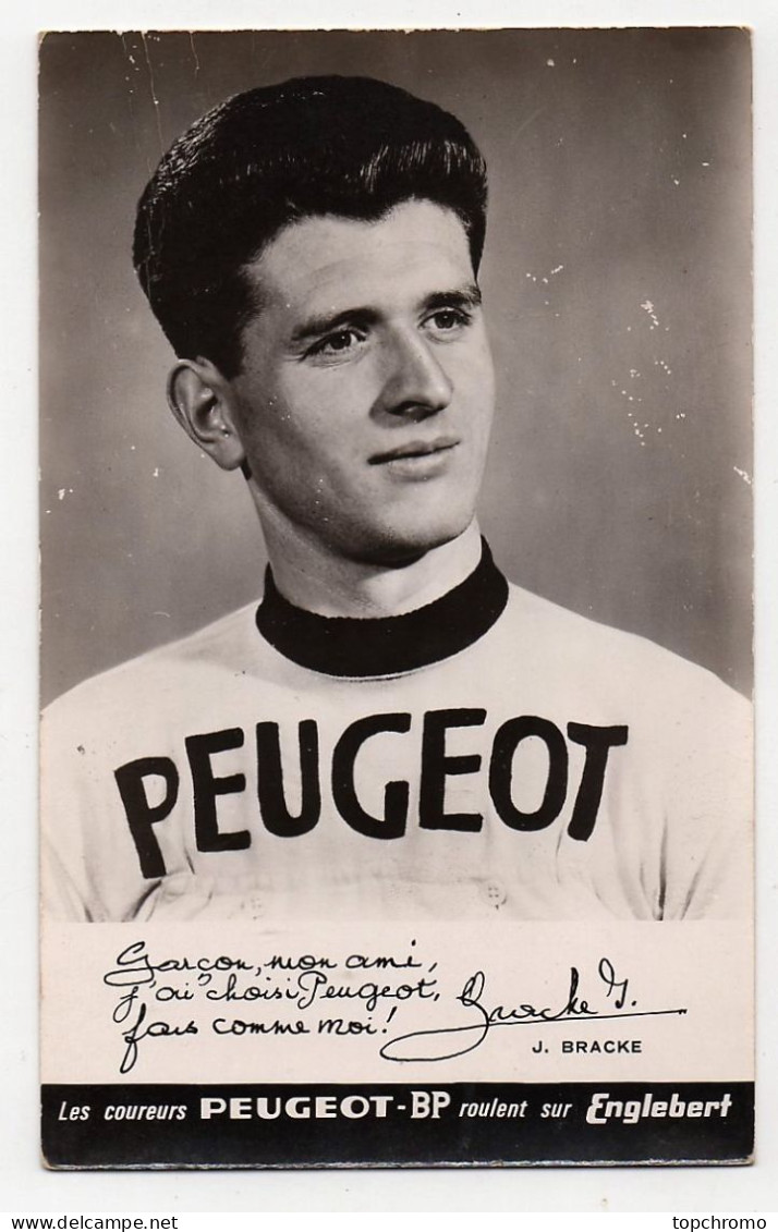 Ferdinand BRACKE Photo Sports Coureur Cycliste Cyclisme Peugeot BP Englebert - Cyclisme