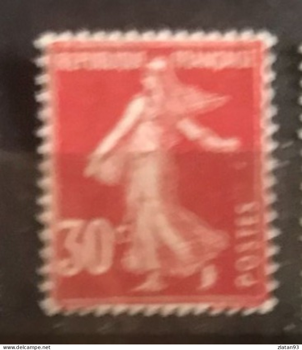 SEMEUSE CAMEE YT N°160 30c Rouge NEUF** - 1906-38 Sower - Cameo