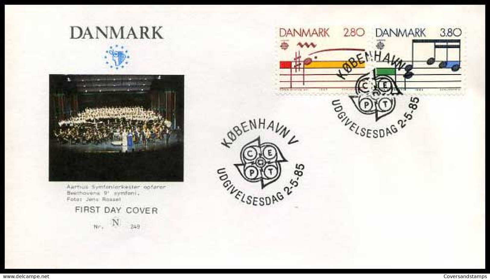 Denemarken - FDC - Europa 1985                            - 1985