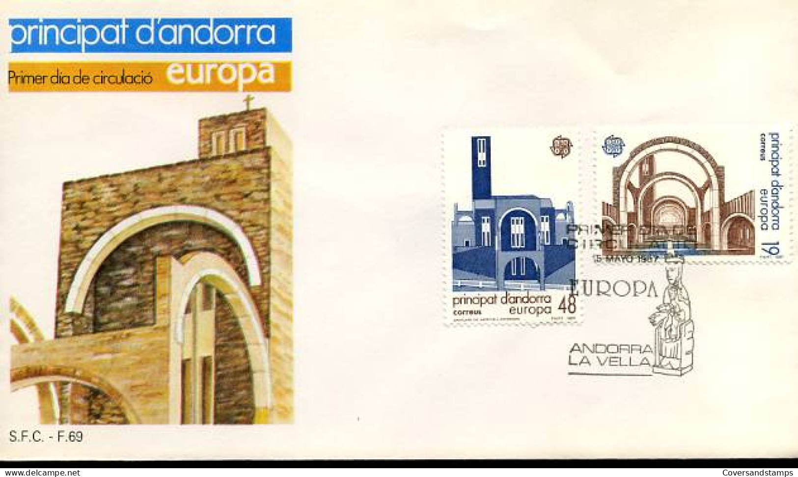 Andorra - FDC -  Europa 1987                                           - 1987