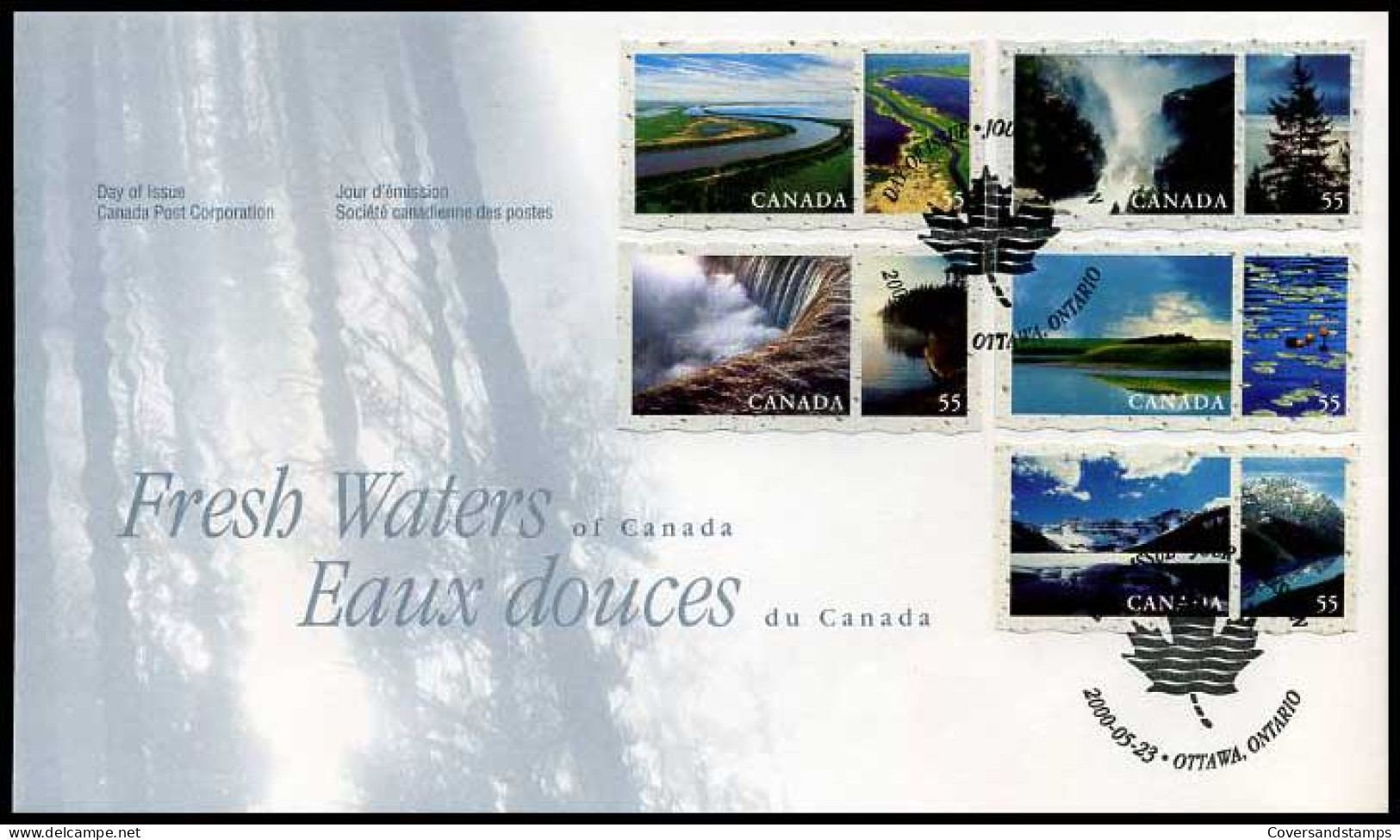 Canada - FDC -  Fresh Waters Of Canada                                    - 1991-2000