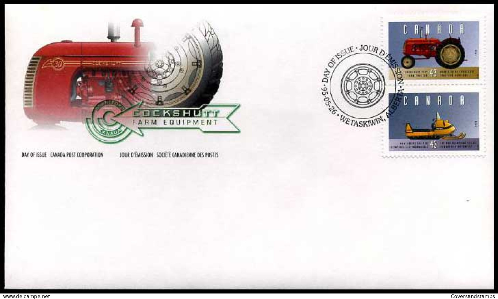 Canada - FDC - Farm & Frontier Vehicles                                - 1991-2000