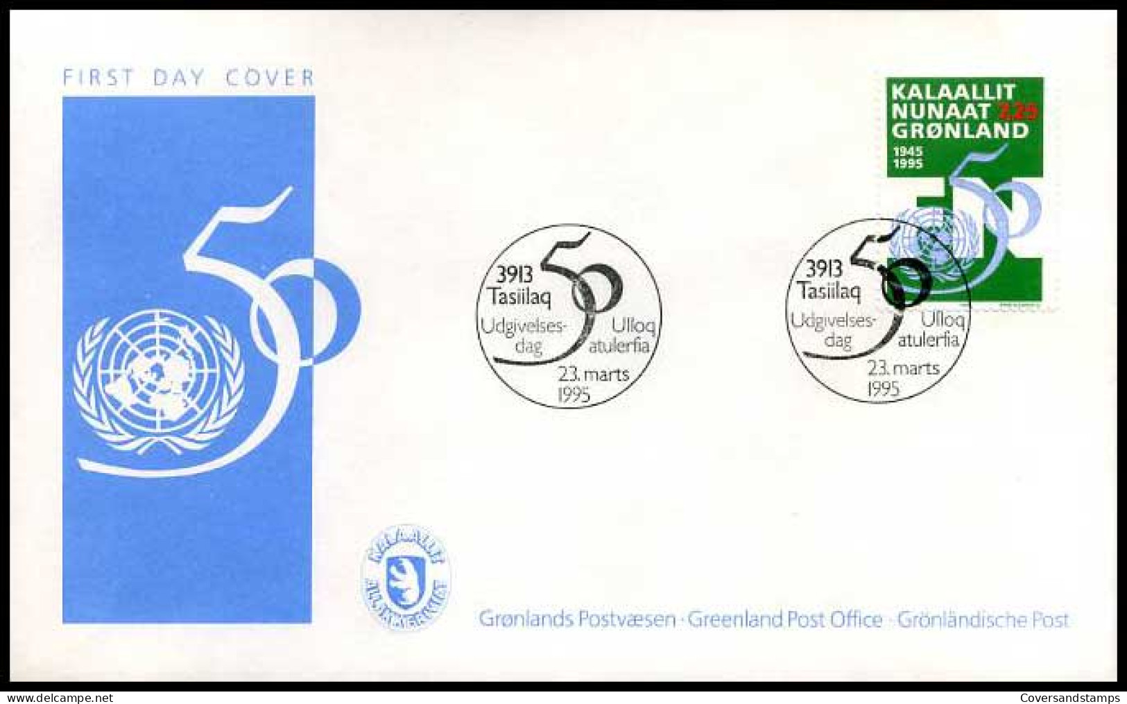 Groenland - FDC - 50 Jaar UNO                            - Otros & Sin Clasificación