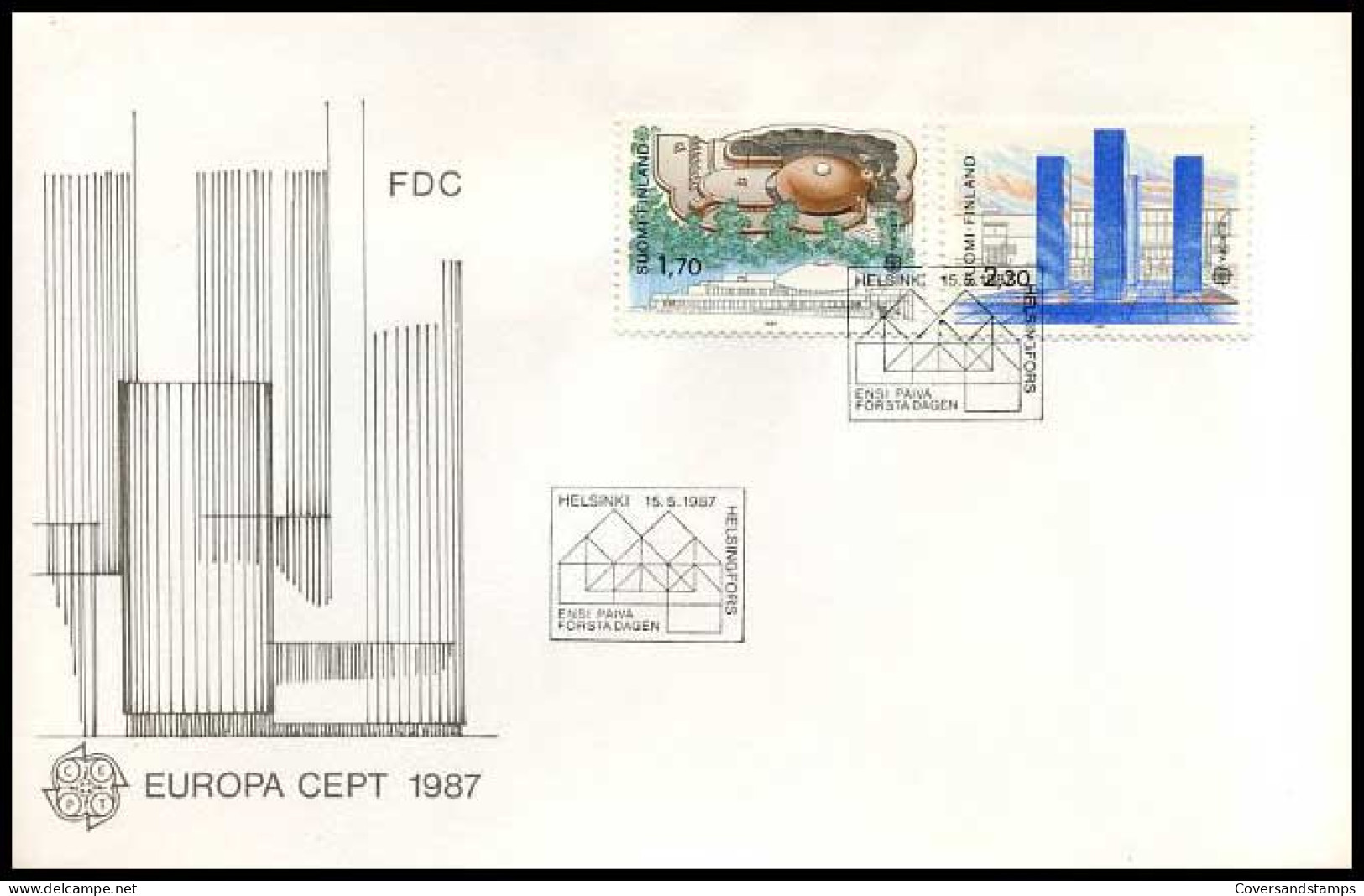 Finland - FDC -  Europa 1987                                           - 1987