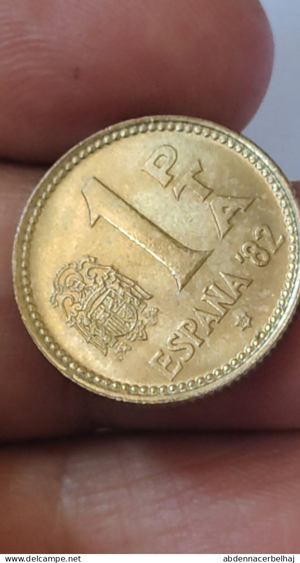Lot 3 pièces d'une 1 peseta Espagne 1980