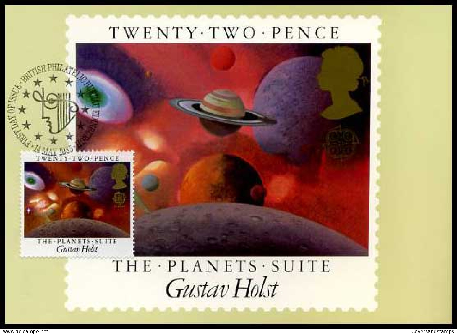 Groot-Brittannië - MK - The Planets Suite : Gustav Holst                               - Carte Massime