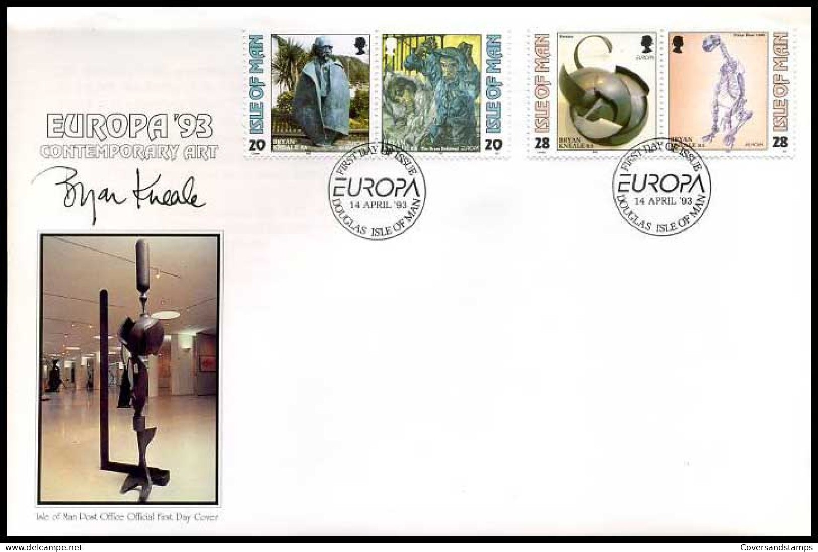 Isle Of Man - FDC -  Europa 1993                                         - 1993