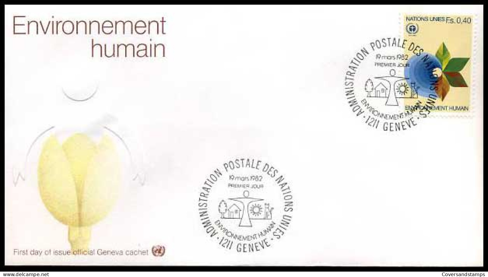 Verenigde Naties - FDC - Environnement Humain                   - Other & Unclassified