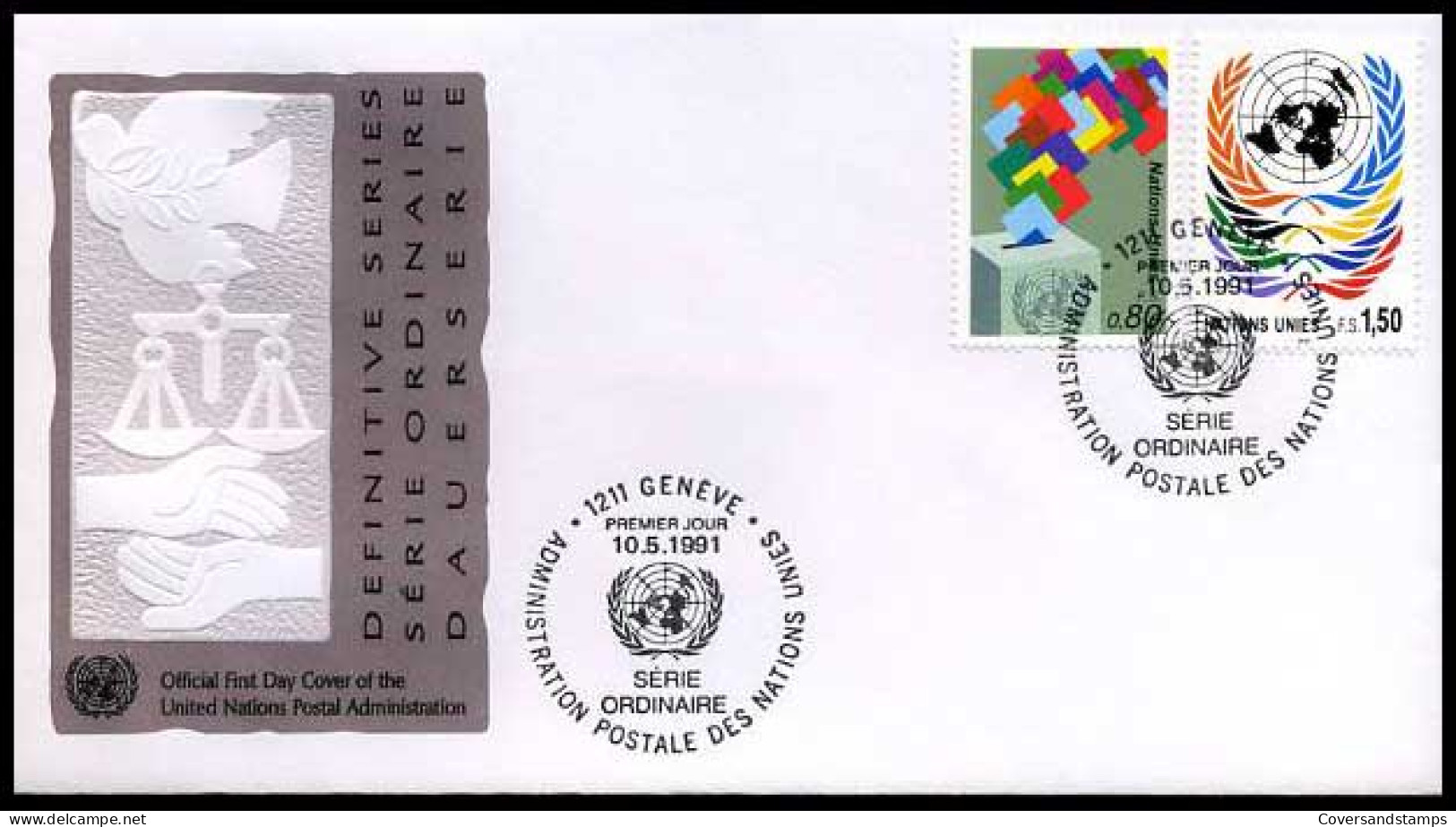 Verenigde Naties - FDC - Definitive Series 1991                          - Other & Unclassified