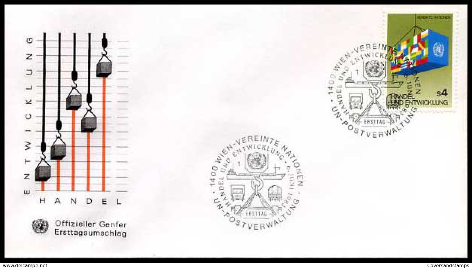 Verenigde Naties - FDC - Entwicklung  Handel                         - Andere & Zonder Classificatie