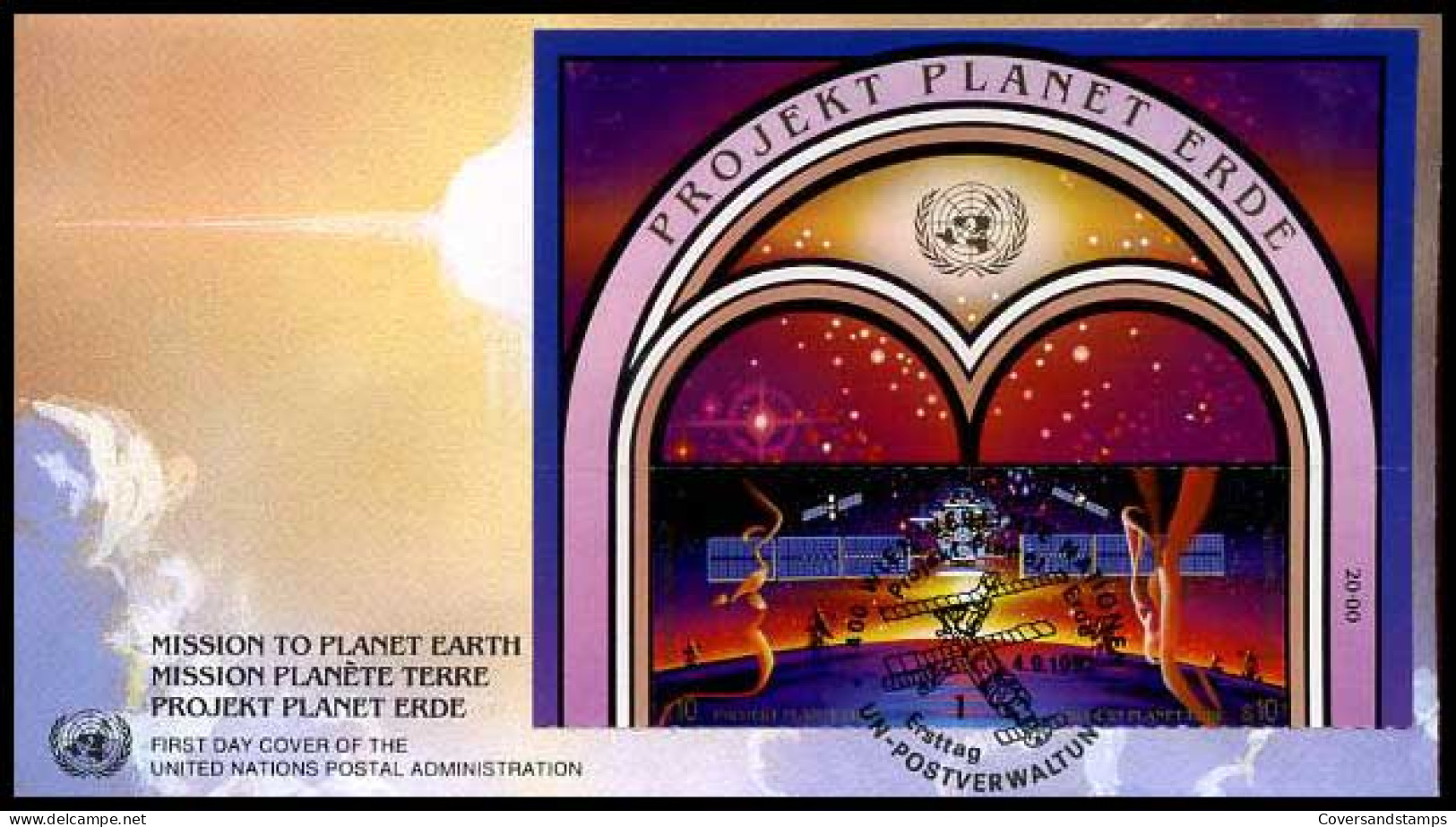 Verenigde Naties - FDC - MIssion To Planet Earth                          - Sonstige & Ohne Zuordnung