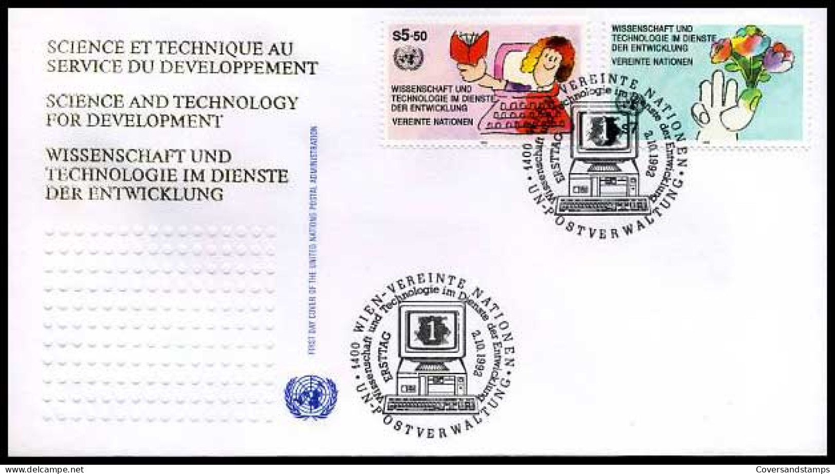 Verenigde Naties - FDC - Science And Technology For Development                          - Other & Unclassified