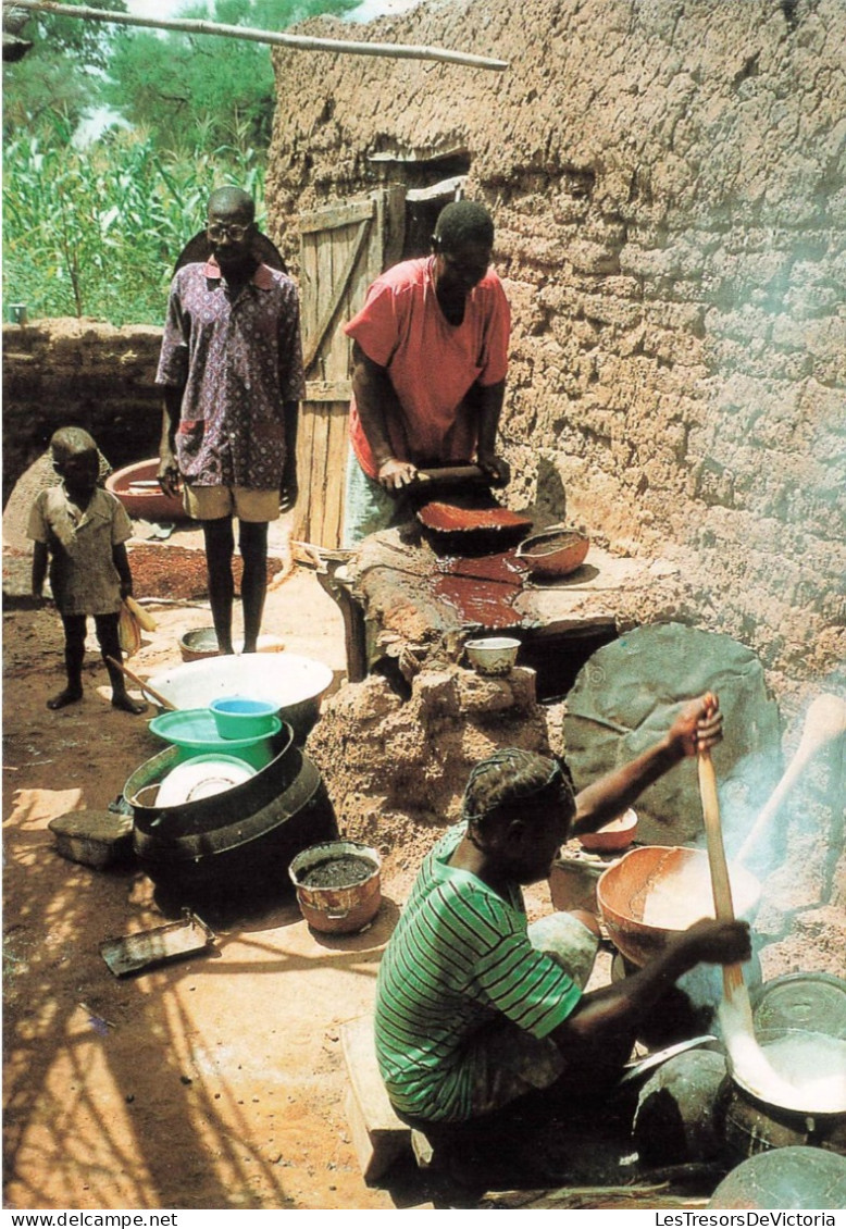 BURKINA FASO - Solidarité - Animé - Colorisé - Carte Postale - Burkina Faso