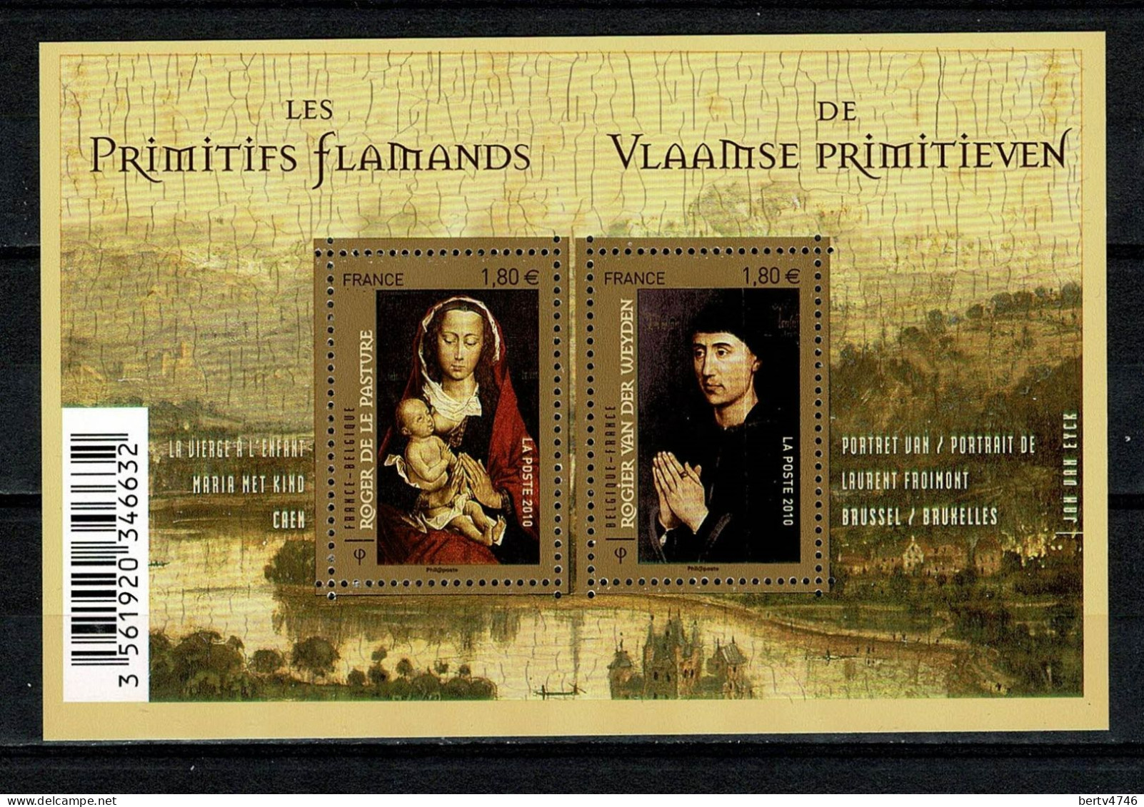 France 2010 Yv F 4525/26** MNH Les Primitifs Flamands - Unused Stamps