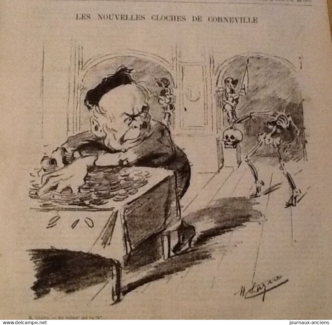 1883 Marguerite UGALDE - CLOCHES DE CORNEVILLE - RESISTANCE DU SÉNAT FLOQUET - LE CHAT NOIR - LE MONDE PARISIEN - 1850 - 1899