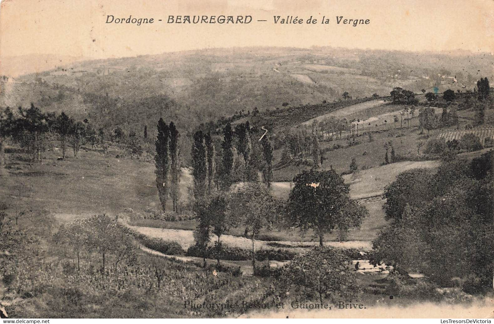 FRANCE - Dordogne - Beauregard - Vallée De La Vergne - Vue D'ensemble - Carte Postale Ancienne - Périgueux