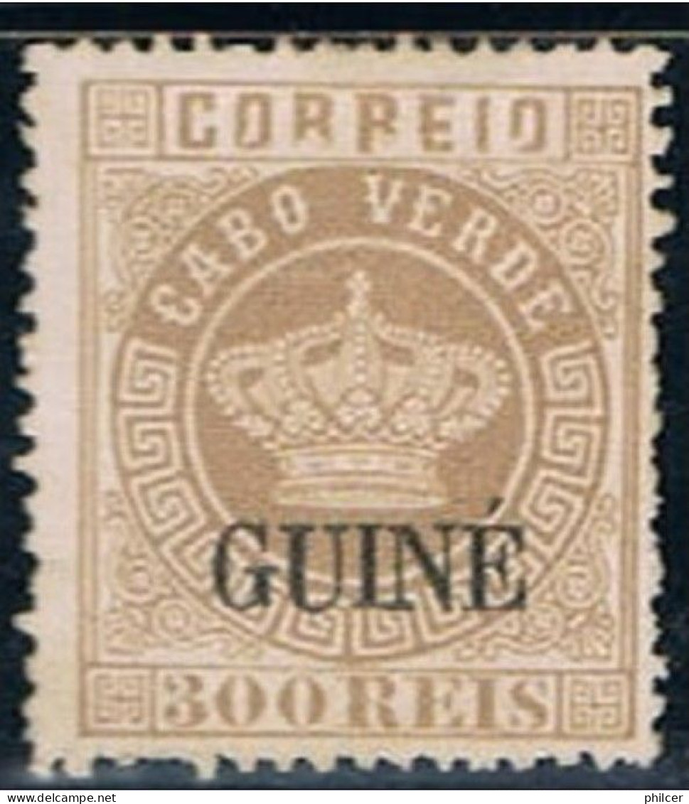 Guiné, 1905, # 18 Dent. 13 1/2, Reimpressão, MNG - Guinea Portoghese