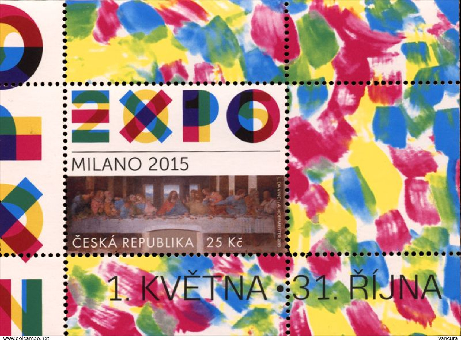 A 843 Czech Republic EXPO 2015 Last Supper By Leonardo Da Vinci - 2015 – Milano (Italia)