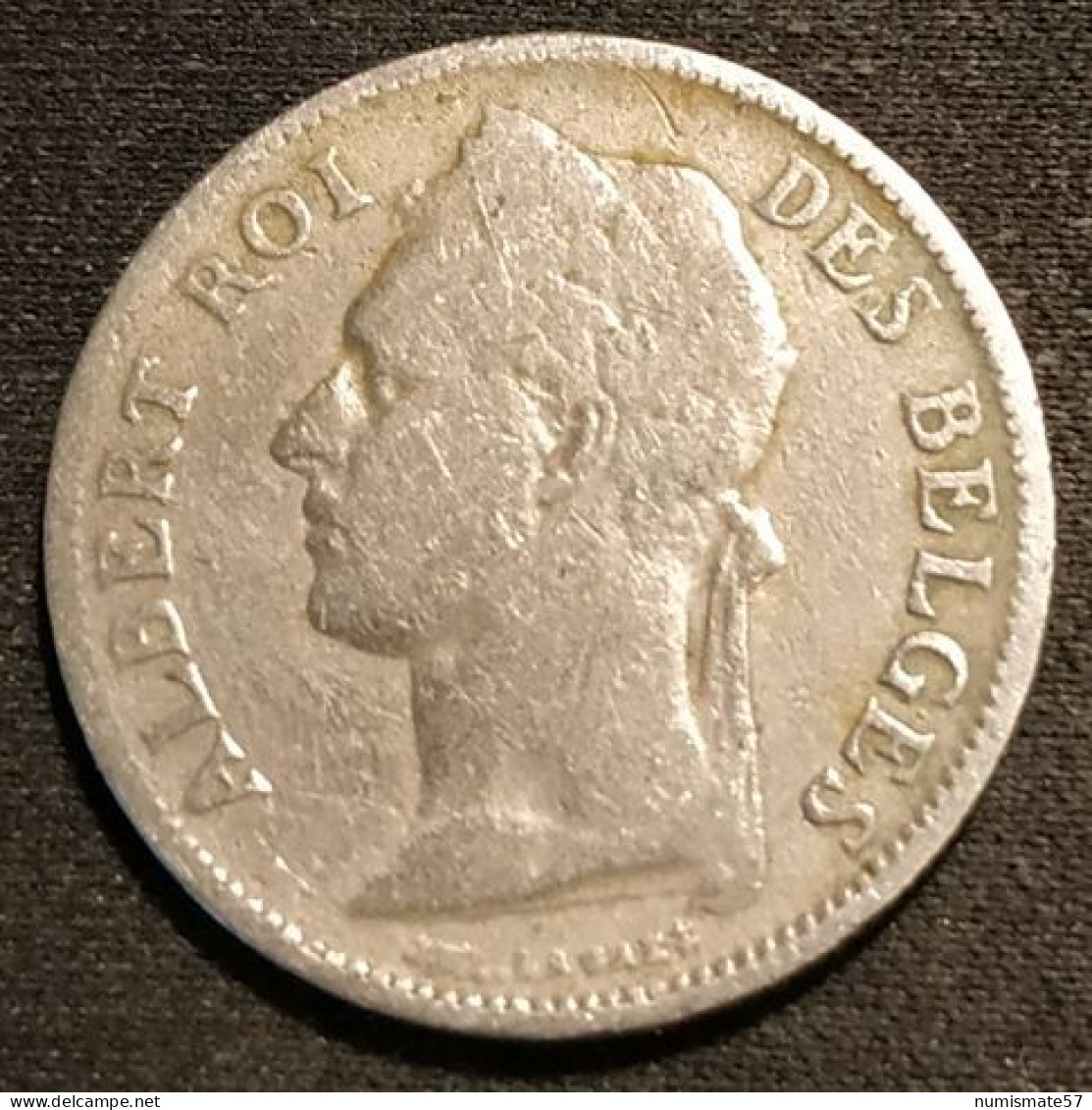 CONGO BELGE - 50 CENTIMES 1926 ( Légende FR ) - KM 22 - 1910-1934: Albert I