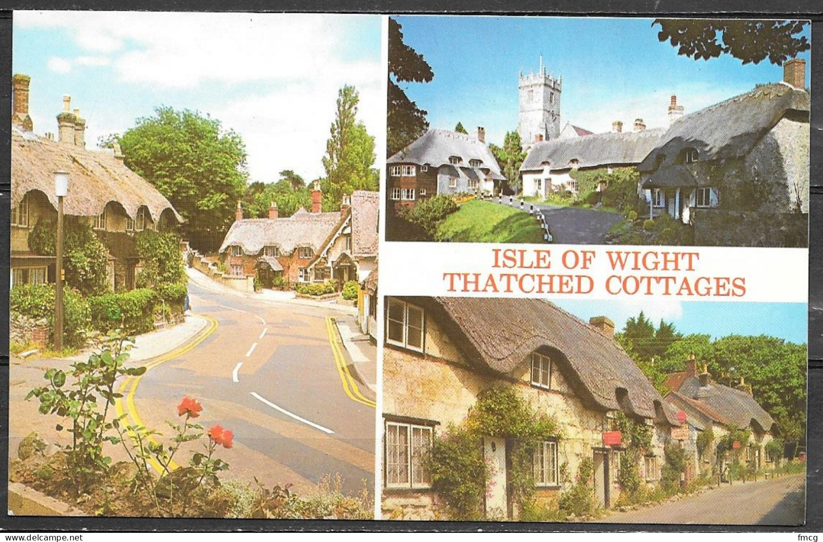 Isle Of Wight, Thatched Cottages, Unused - Autres & Non Classés