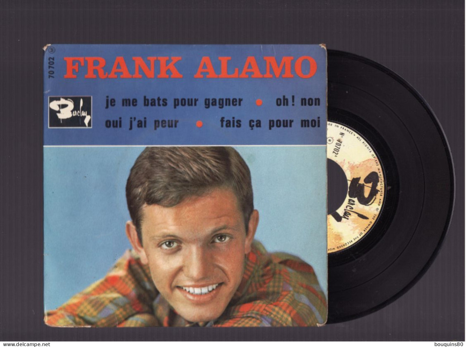 FRANK ALAMO JE ME BATS POUR GAGNER - Otros - Canción Francesa