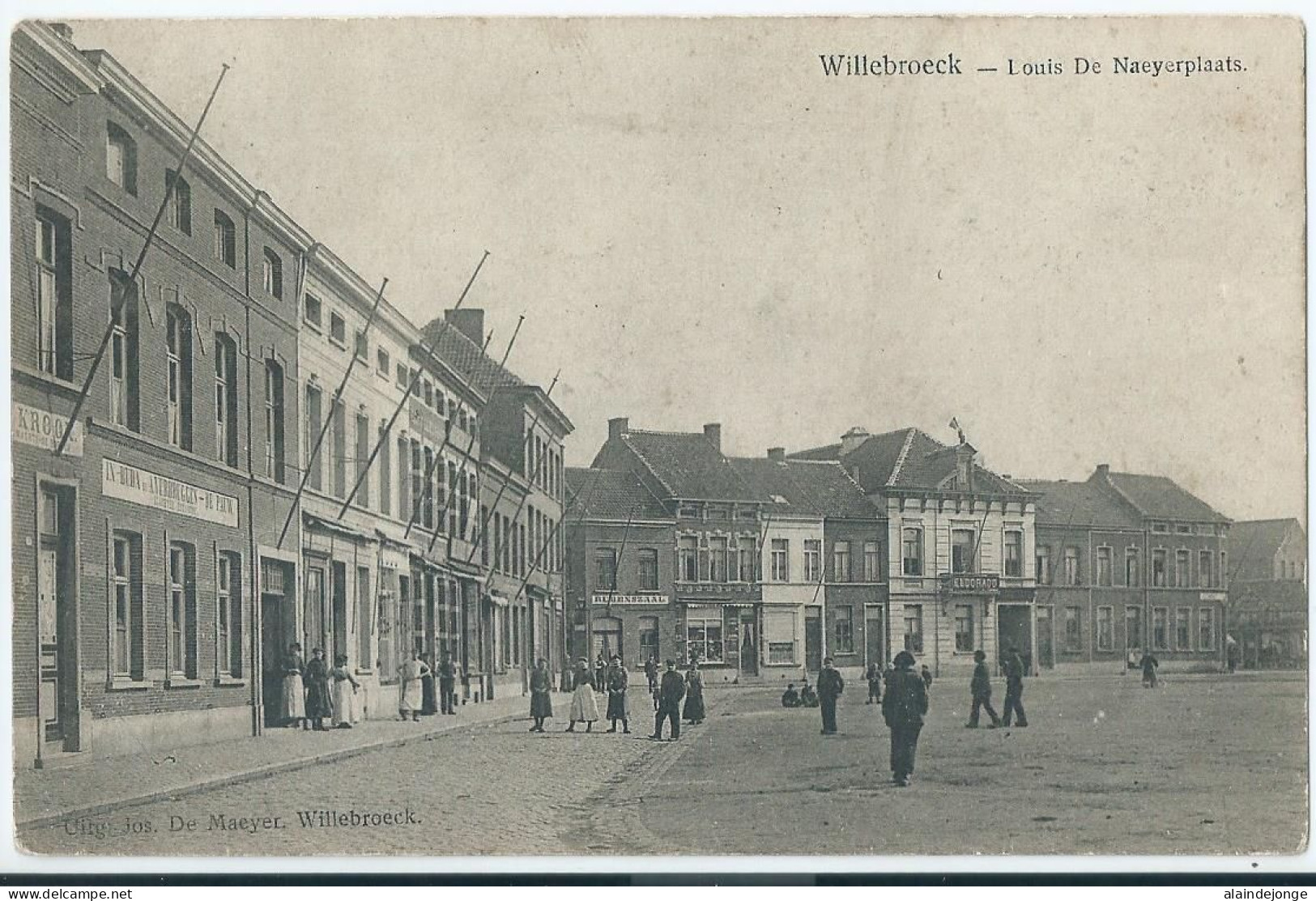 Willebroek - Willebroeck - Louis De Naeyerplaats - 1906 - Willebrök