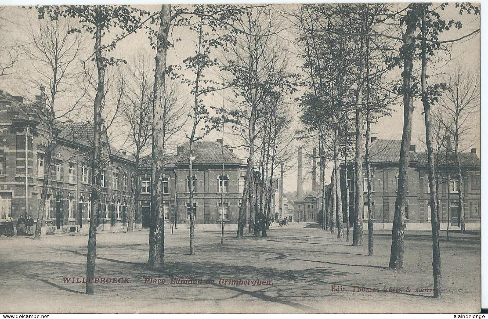 Willebroek - Willebroeck - Place Edmond De Grimberghen - 1914 - Willebroek