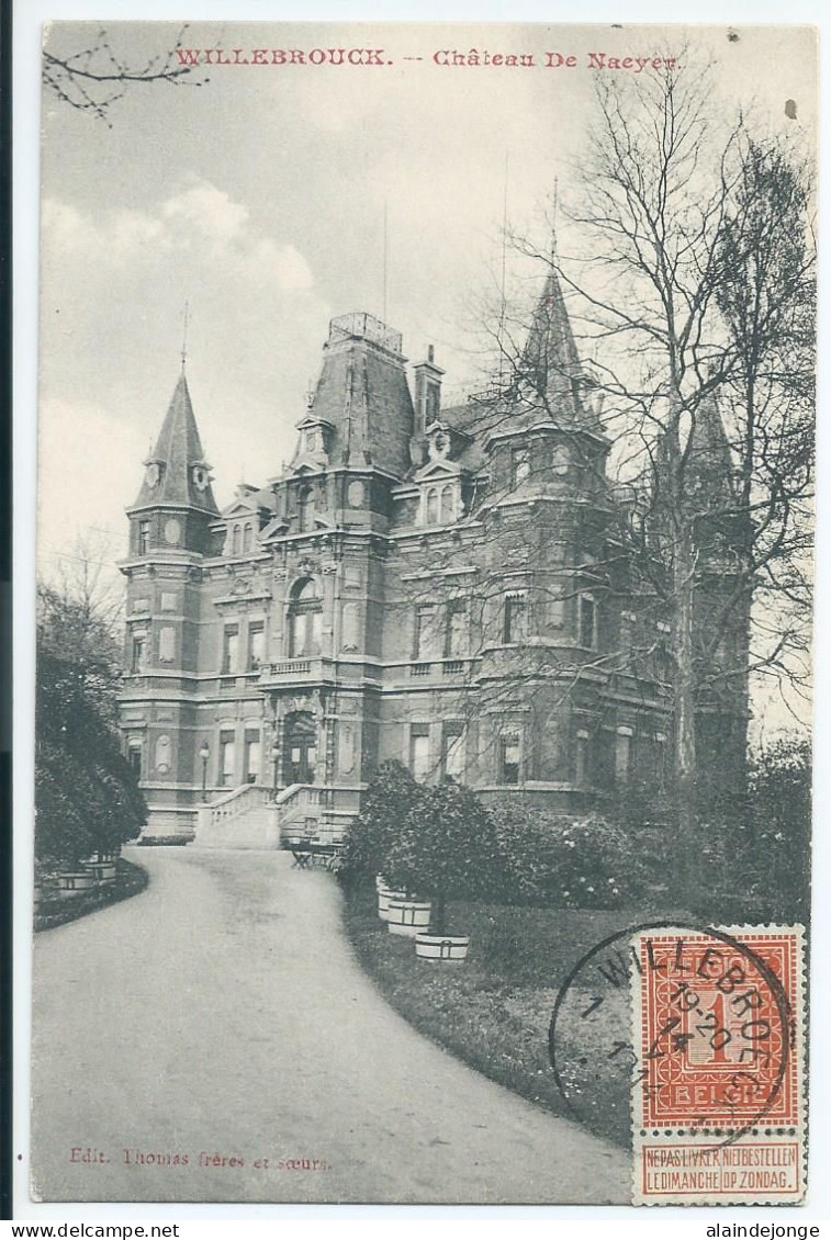 Willebroek - Willebroeck - Château De Naeyer - 1914 - Willebroek