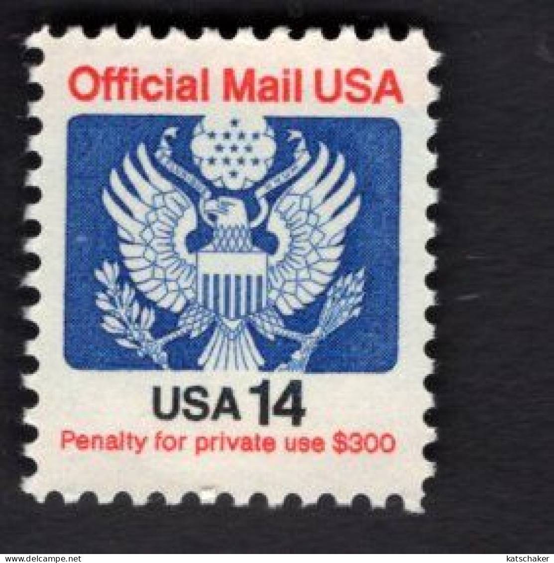 2008963262  1985 (XX) SCOTT O129a POSTFRIS MINT NEVER HINGED Eagle And Shield Bird Vogel OFFICIAL MAIL - Servizio