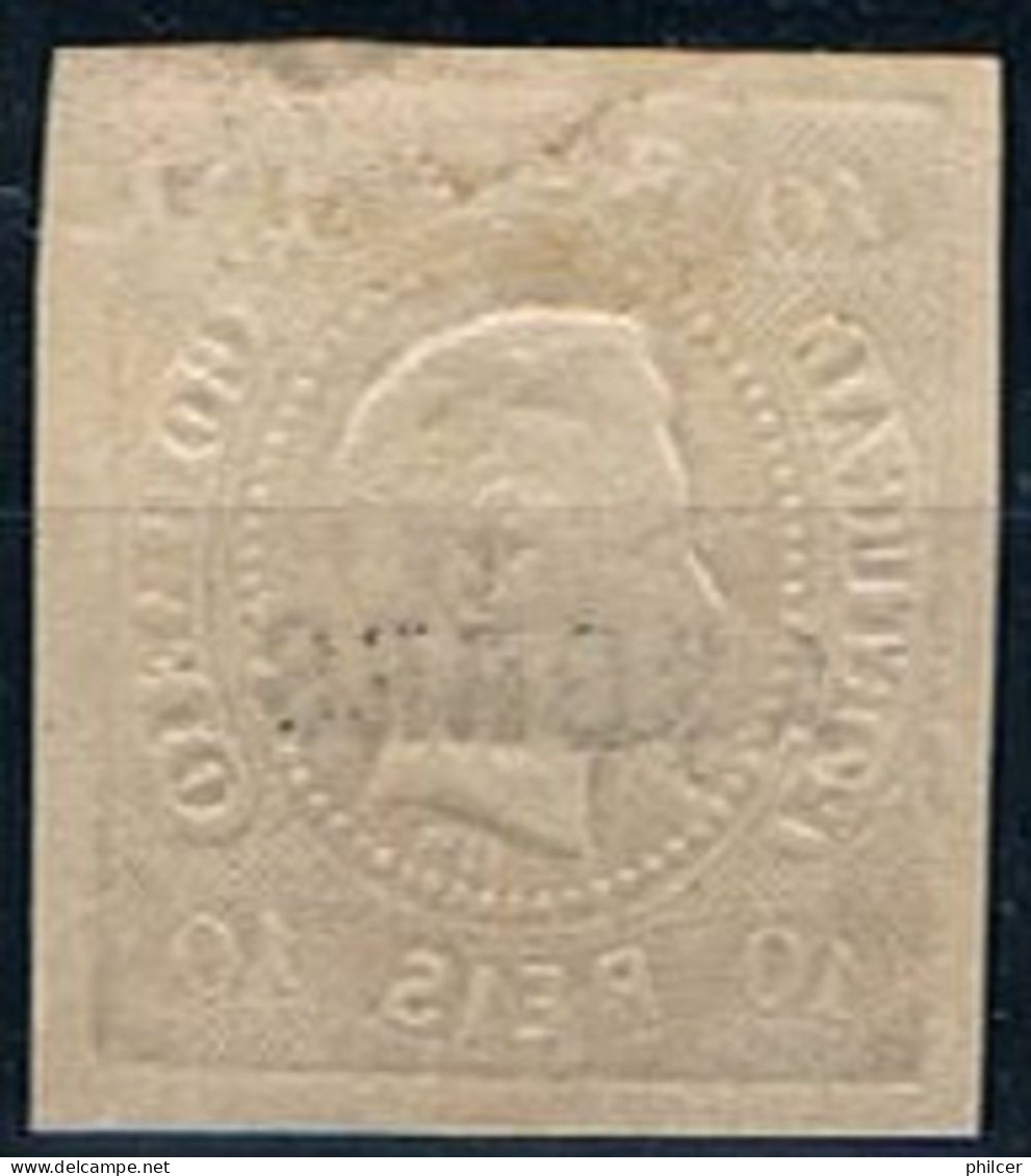 Açores, 1868, # 2, Com Certificado, MH - Azores