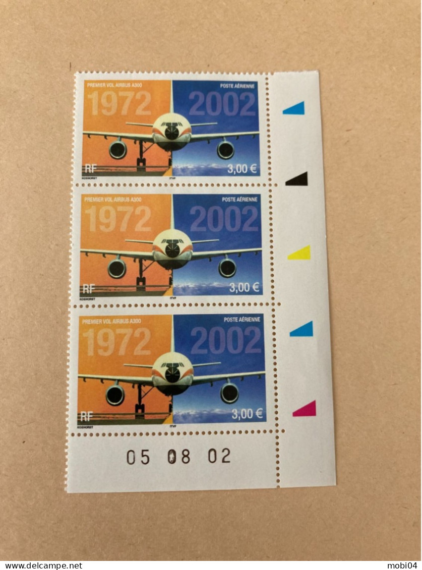 Poste Aérienne - Bloc De 3 TP PA65 - 1960-.... Ungebraucht