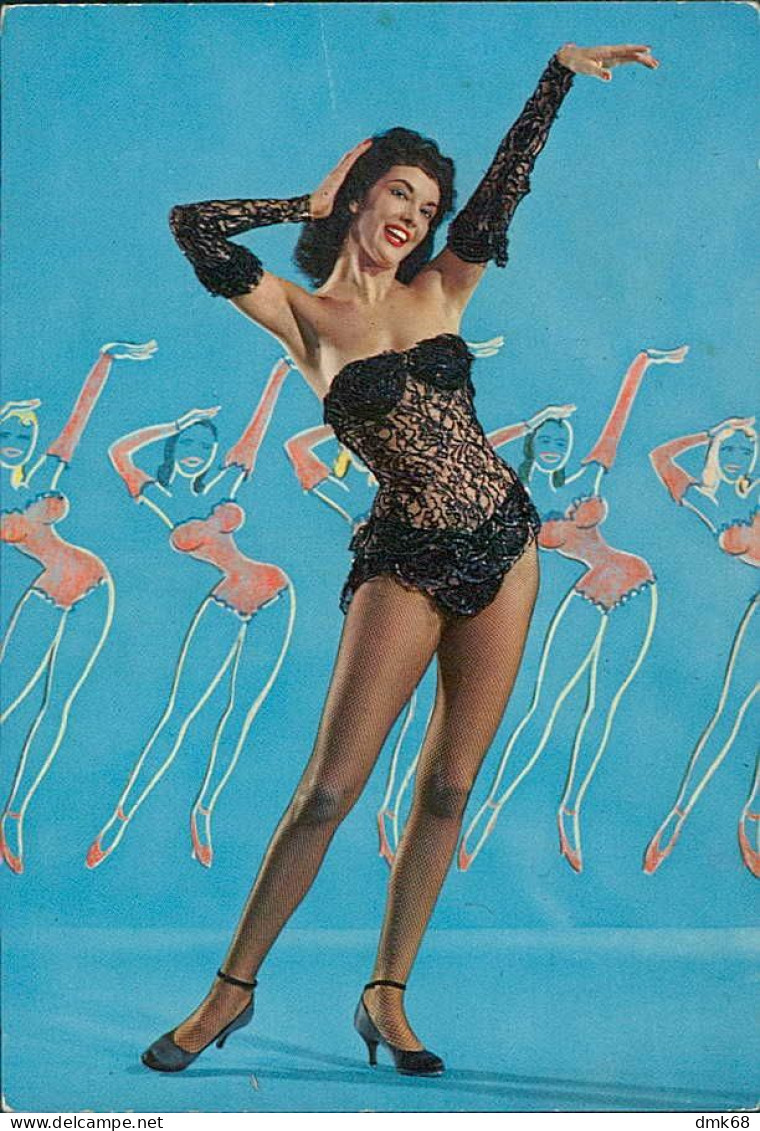 PIN-UP RISQUE BEAUTY - DANCER - 1960s  (TEM460) - Pin-Ups