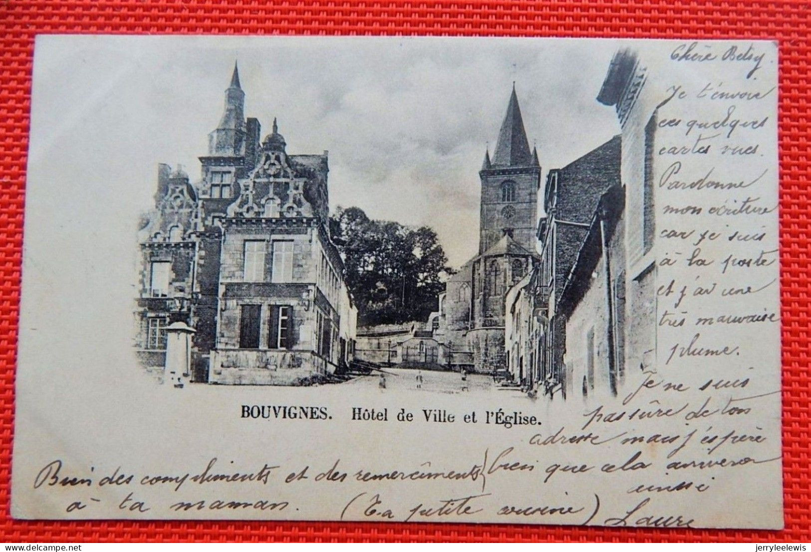 BOUVIGNES  -  Hôtel De Ville Et L'Eglise - Dinant