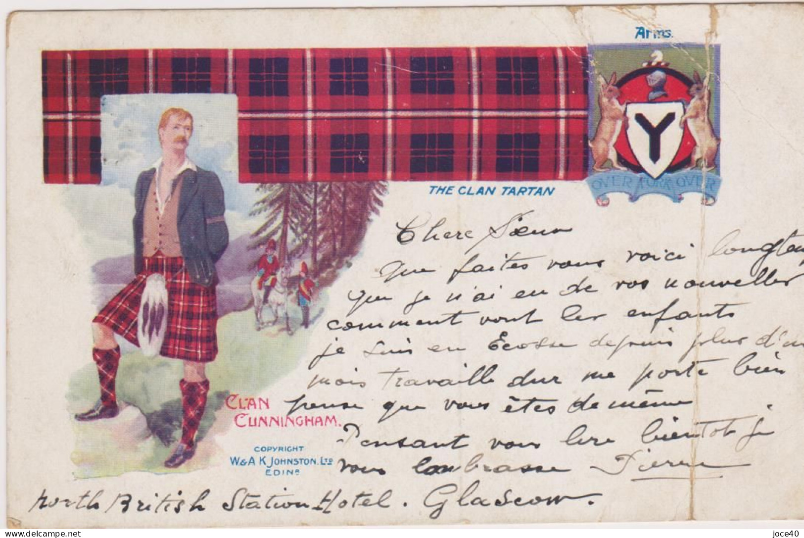 Ecosse, Clan Tartan, Clan Cunningham - KILT - Autres & Non Classés