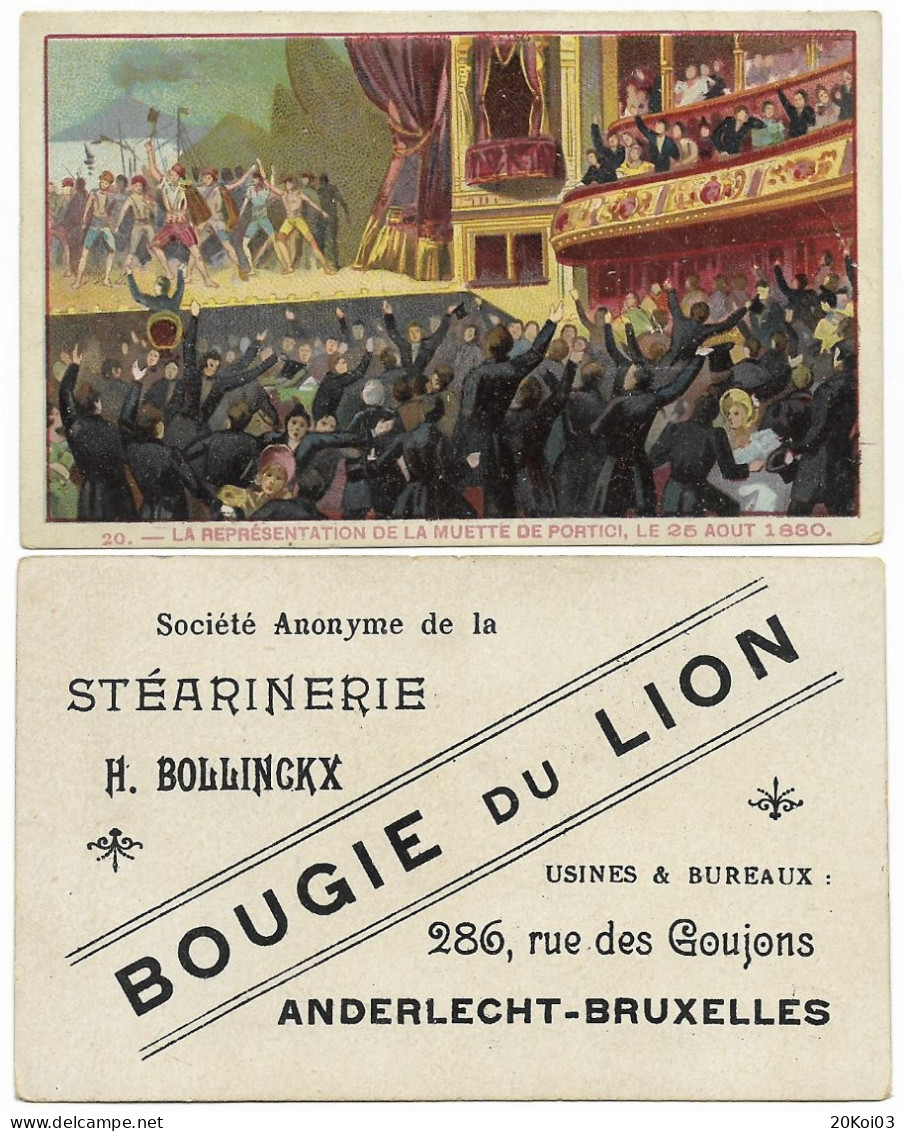 La Représentation De La Muette 25 Août 1830_Stéarinerie_Bougie Du Lion_Usines & Bureau 286, Rue Des Goujons Anderlecht - Artis Historia