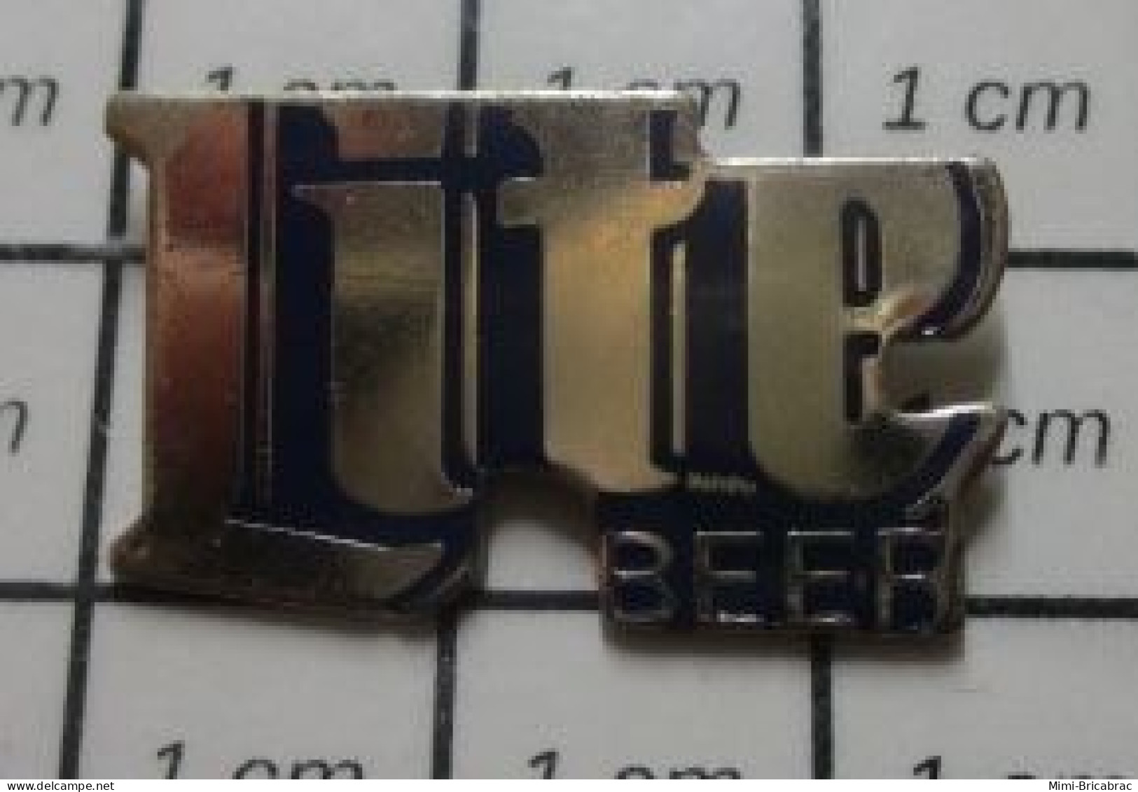 1618B Pin's Pins / Beau Et Rare : BIERES / LITE BEER - Beer