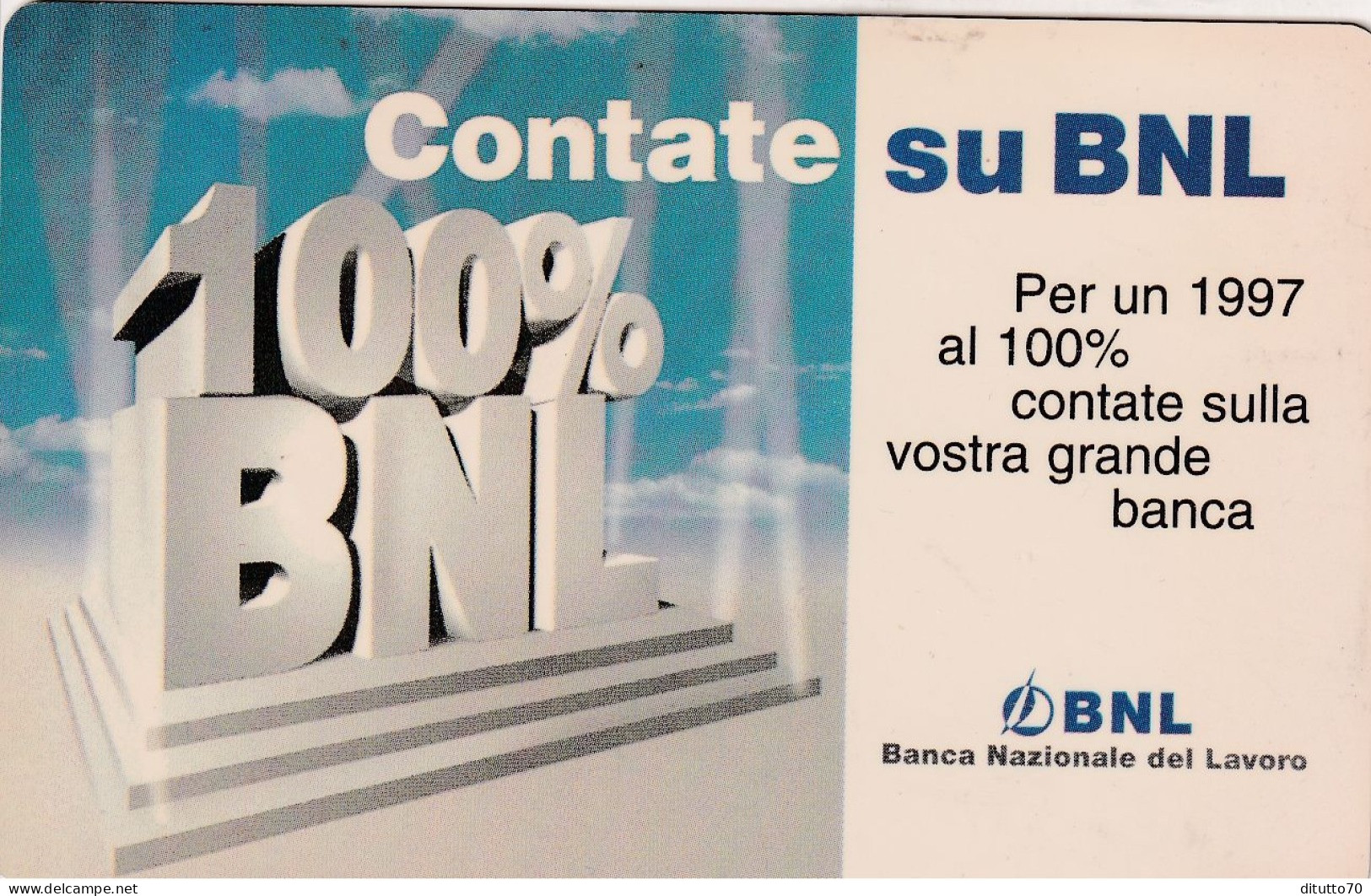Calendarietto - Banca Nazionale Del Lavoro - Anno 1997 - Petit Format : 1991-00