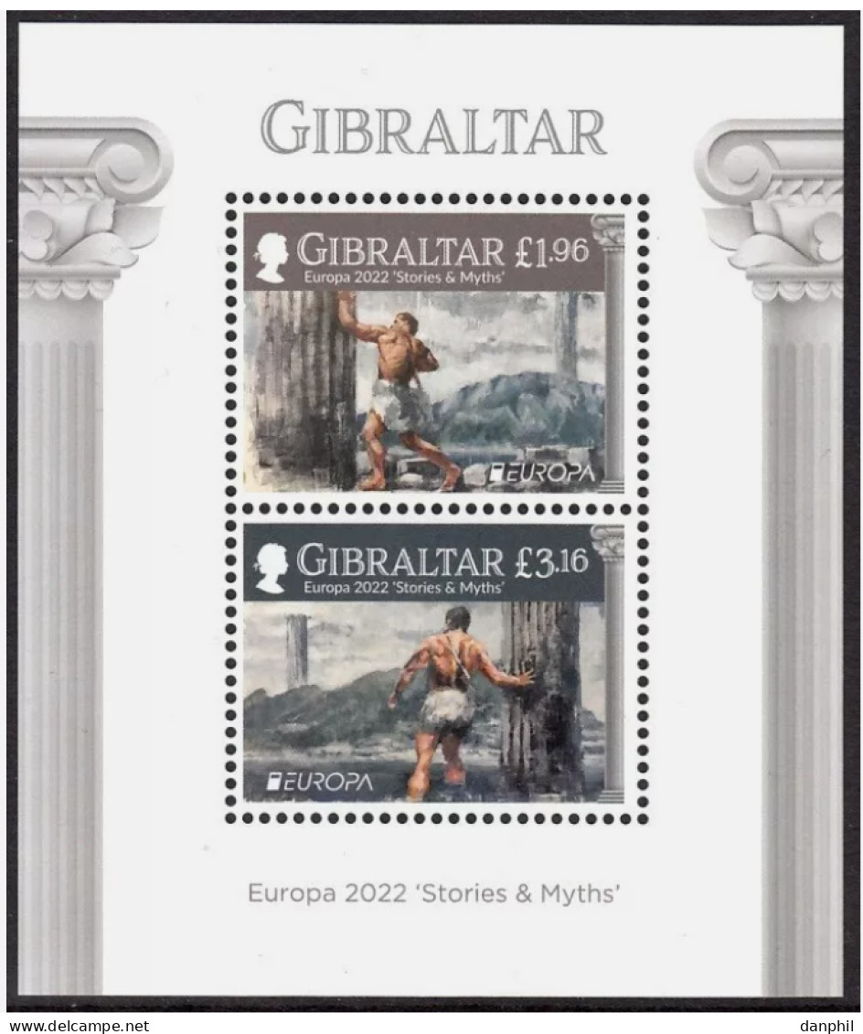 Gibraltar 2022 Europa CEPT (**)  Mi Bl. 150; Y&T F2041 - 2022