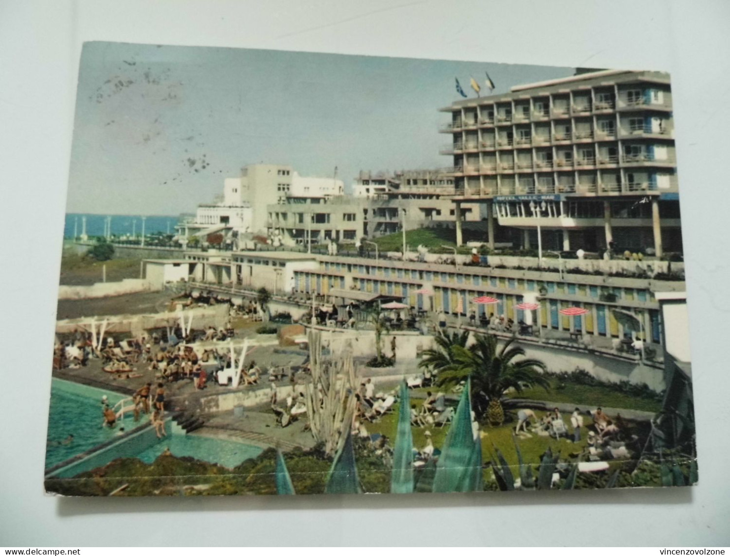 Cartolina Viaggiata "PUERTO LA CRUZ Avenida De Cristoforo Colombo" 1962 - Tenerife