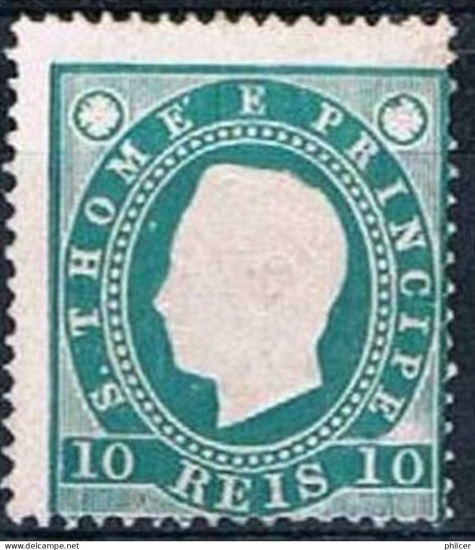 S. Tomé, 1887, # 16 Dent. 13 1/2, MNG - St. Thomas & Prince