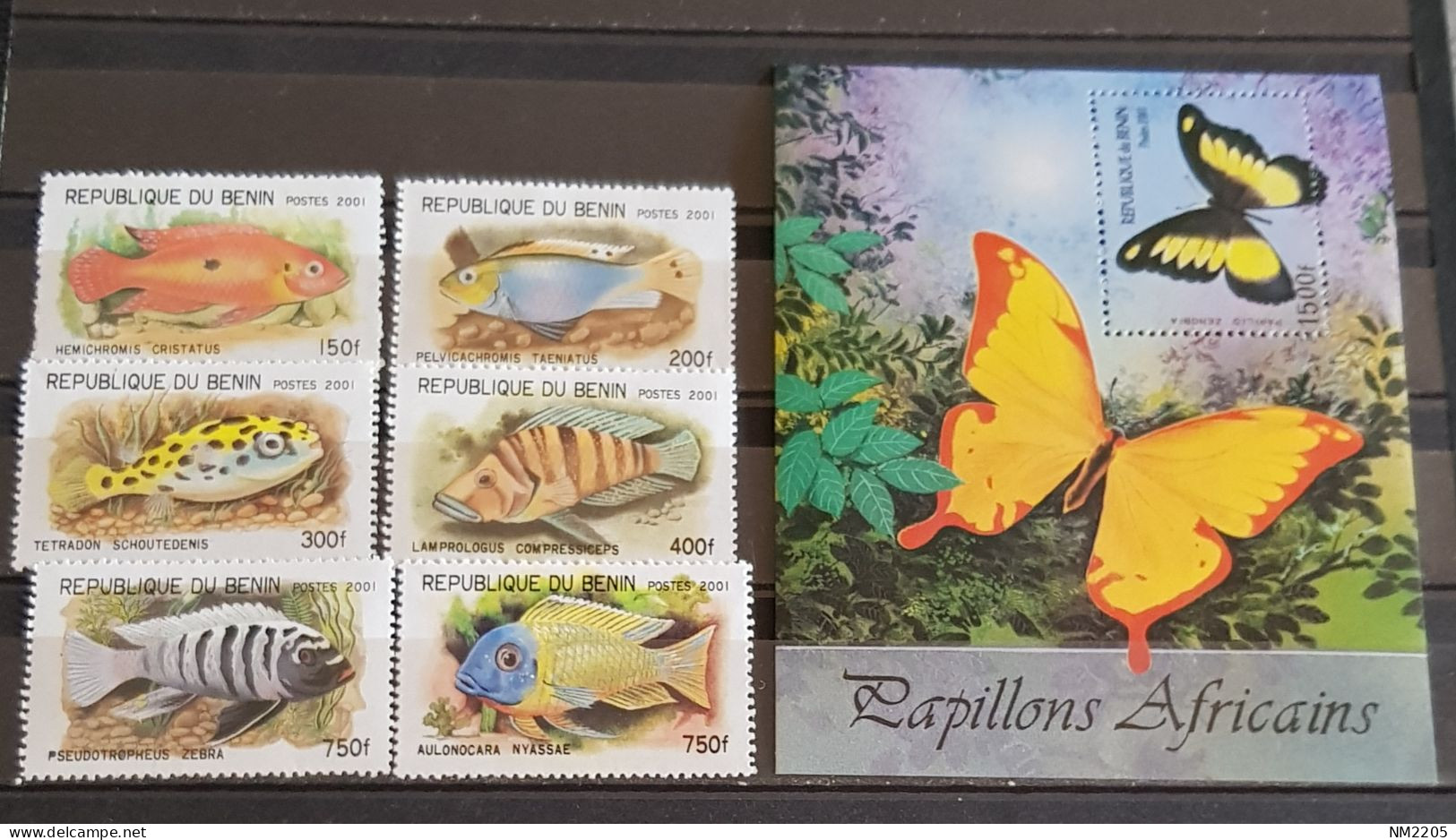 BENIN BUTTERFLIES SET&BLOCK MNH - Butterflies