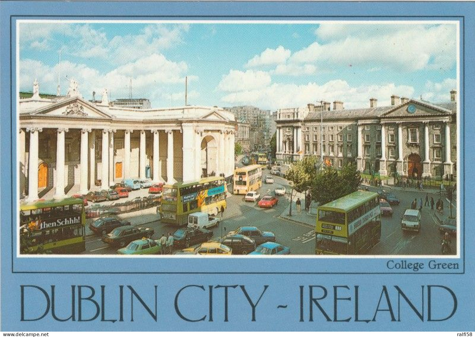 1 AK Irland / Ireland * College Green In Der Hauptstadt Dublin * - Dublin