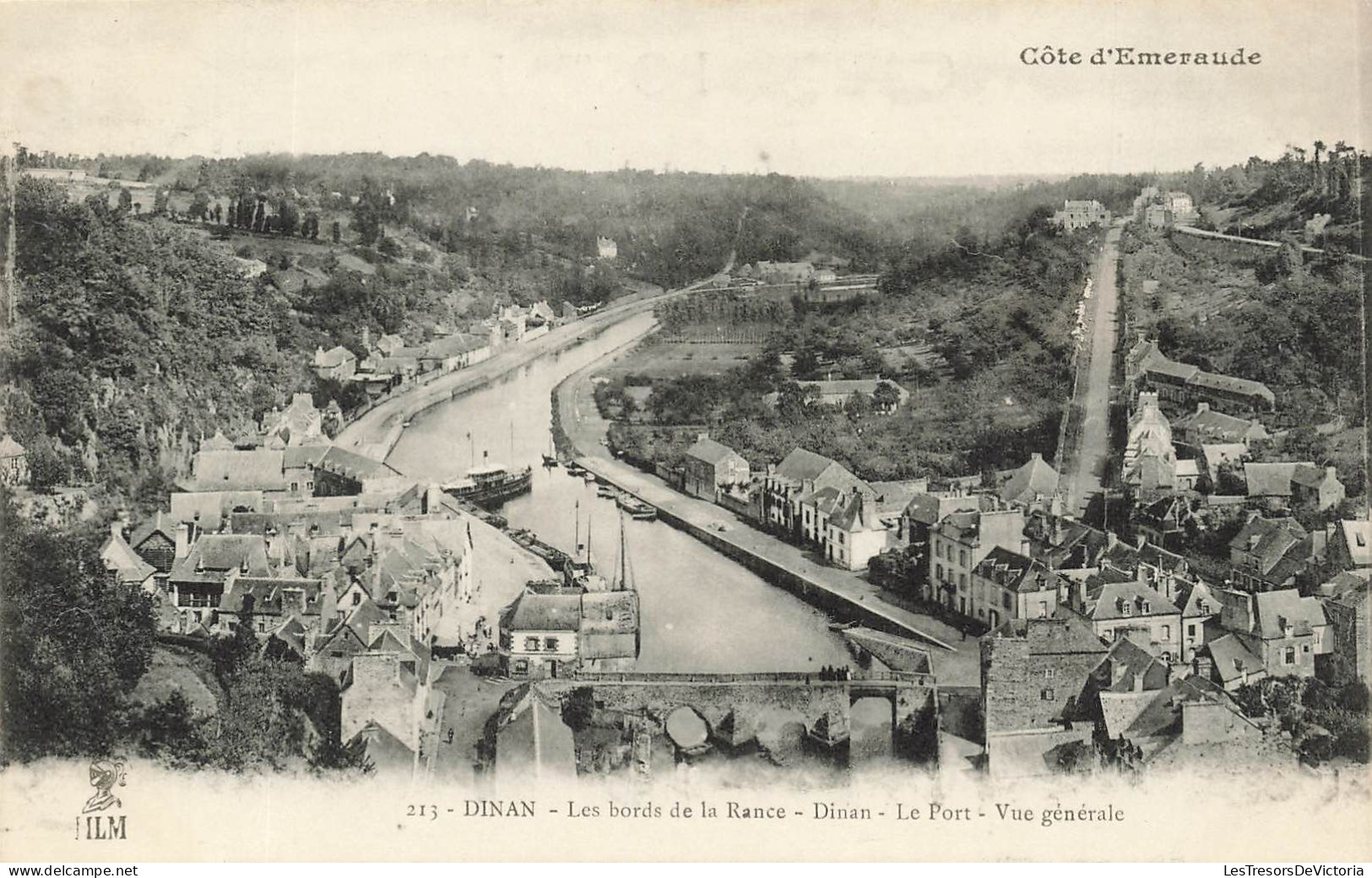 FRANCE - Côte D'Emeraude - Dinan - Les Bords De La Rance - Le Port - Vue Générale - Animé - Carte Postale Ancienne - Dinan